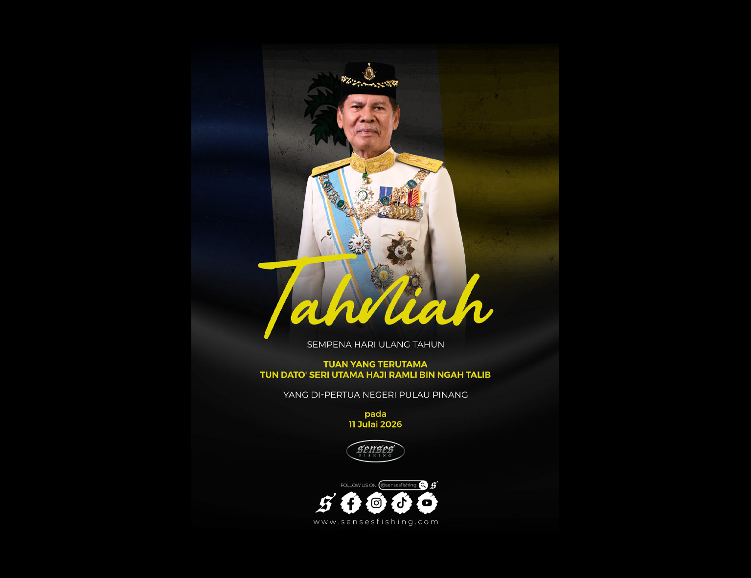 Hari Ulang Tahun Tuan Yang Terutama Yang di-Pertua Negeri Pulau Pinang 2026