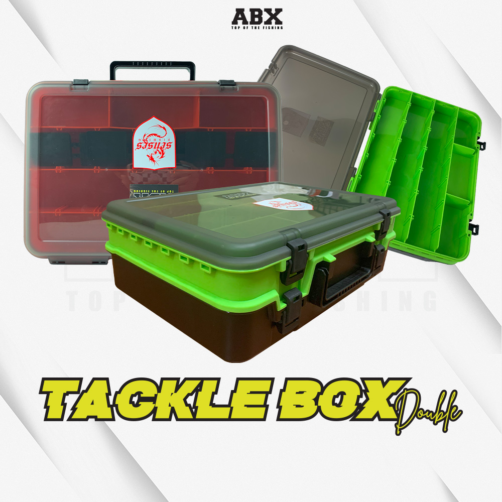 ABX Double Layer Tackle Box | Fish Tackle Malaysia | Fishing ...